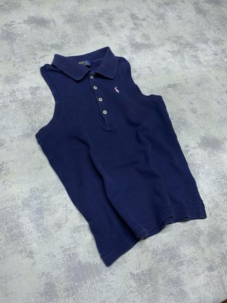 Polo Top Polo Ralph Lauren Blu/Rosa (XS) Donna