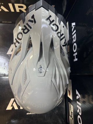 Casco moto L  Airoh Aviator Ace 2 gris brillo