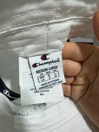 Cappello da pescatore Champion nuovo bianco