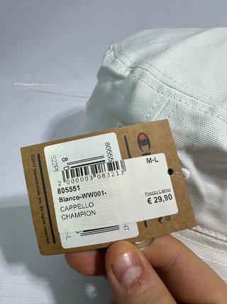 Cappello da pescatore Champion nuovo bianco
