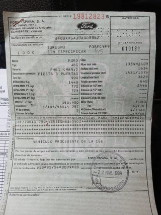 Ford Fiesta 2000