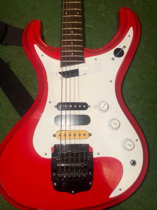Guitarra Eléctrica Roja