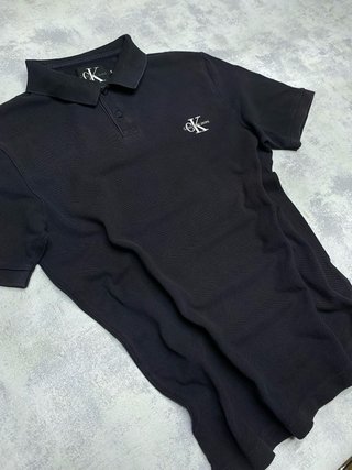Polo T-Shirt Calvin Klein Nero (S) - Classic Fit