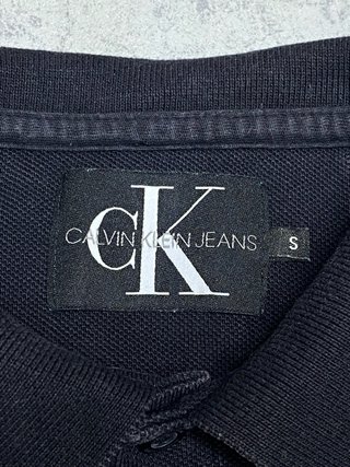 Polo T-Shirt Calvin Klein Nero (S) - Classic Fit