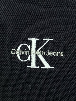 Polo T-Shirt Calvin Klein Nero (S) - Classic Fit