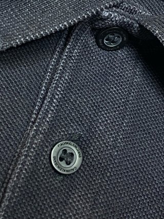 Polo T-Shirt Calvin Klein Nero (S) - Classic Fit