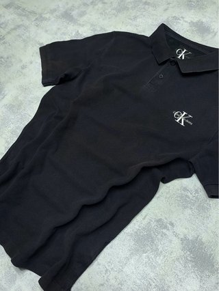 Polo T-Shirt Calvin Klein Nero (S) - Classic Fit