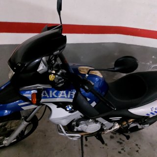 BMW F 650 GS Aventura Azul/Plata