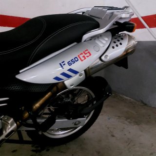 BMW F 650 GS Aventura Azul/Plata