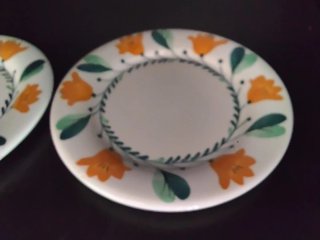 Coppia piattini dolce/frutta S.C. Richard