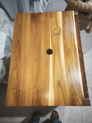 Mueble de baño teca maciza