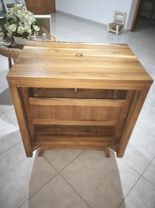 Mueble de baño teca maciza