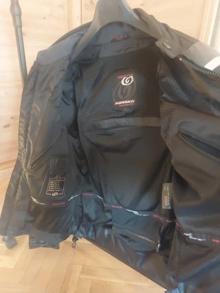 Chaqueta de moto Garibaldi negra