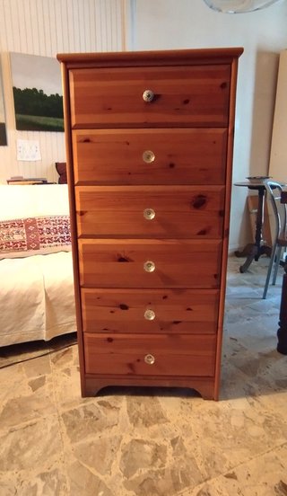 Cassettiera Ikea in legno vintage