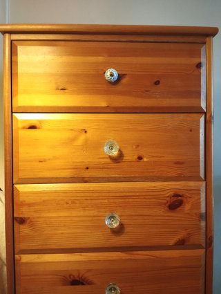 Cassettiera Ikea in legno vintage
