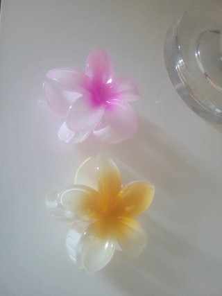 Pinzas para el cabello con forma de flor