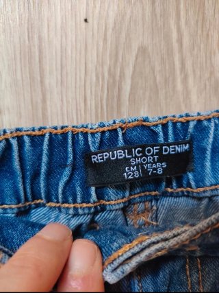 Shorts vaqueros con palmera