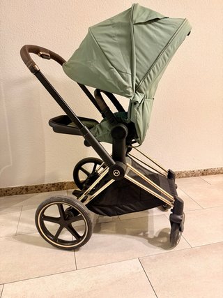 Cybex Priam 4 Silla y Capazo Verde