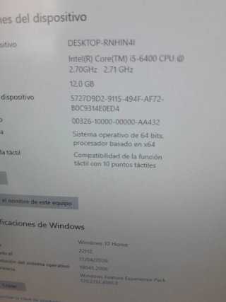 Lenovo Todo en Uno i5