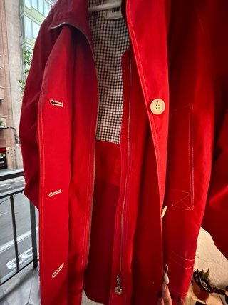 Chaqueta Globe Trotter Roja Vintage