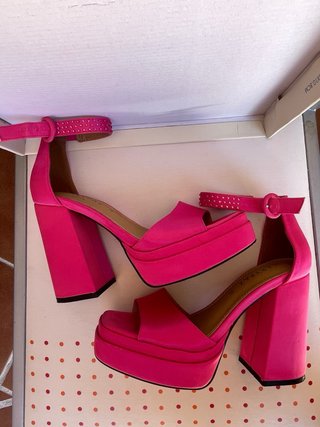 Sandalias Marypaz Plataforma Rosa Talla 36