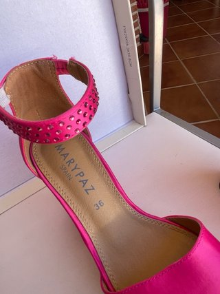 Sandalias Marypaz Plataforma Rosa Talla 36