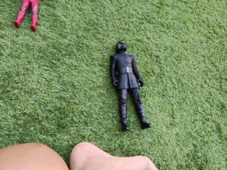 Lote 5 figuras superhéroes