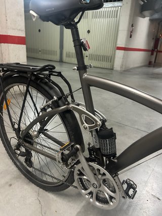 Bicicleta Híbrida Btwin Talla L-XL Gris