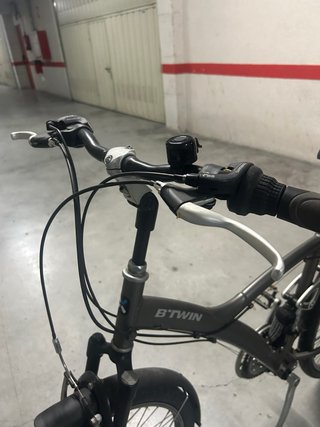 Bicicleta Híbrida Btwin Talla L-XL Gris