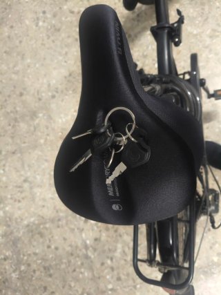Bici Eléctrica Plegable Negra