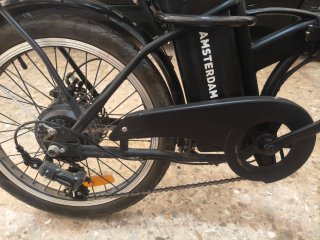 Bici Eléctrica Plegable Negra