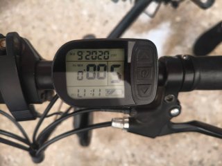 Bici Eléctrica Plegable Negra