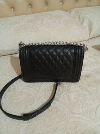 Borsa tracolla Boy Chanel pelle nera