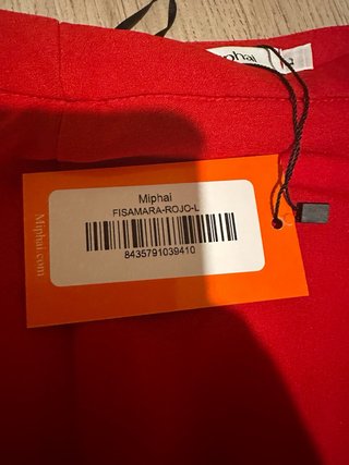 Falda Larga Roja de Volantes - Miphai