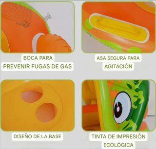 FLOTADOR INFANTIL PARA PISCINA CON TOLDO