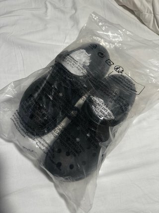 Crocs Plataforma Negros Talla 41