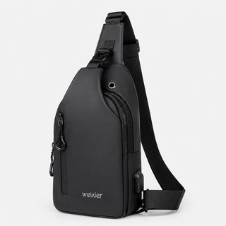 Borsa a tracolla USB impermeabile da uomo NUOVA