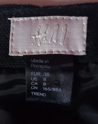 Chaqueta torera negra H&M