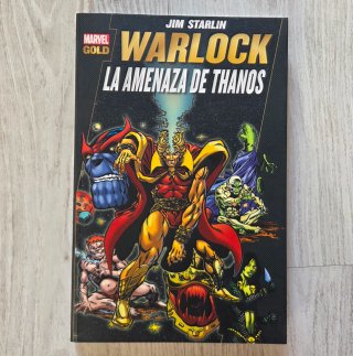 Cómics Marvel Gold Warlock La Amenaza de Thanos