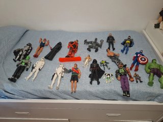 Lote Figuras Marvel, WWE, Star Wars