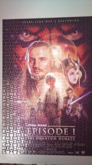 Lote 10 Puzles Star Wars Montados