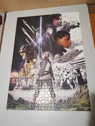 Lote 10 Puzles Star Wars Montados