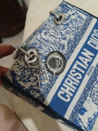 Borsa Lady Dior Christian Dior tela