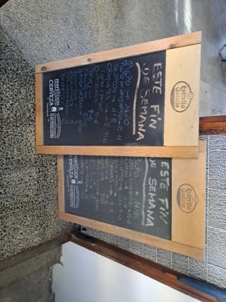 Pizarras bar