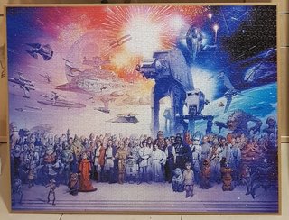 Puzzle Star Wars 2000 piezas montado