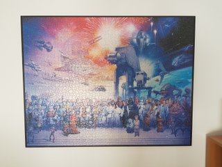 Puzzle Star Wars 2000 piezas montado