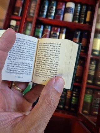 Libreria con collezione di libri nani Planeta DeAgostini