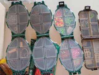 carretes de pesca+ aparejos