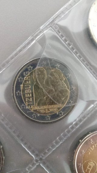 2 euro commemorativo Lussemburgo 2020 Charles UNC