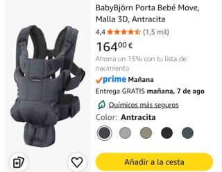2 Mochilas de porteo BabyBjörn